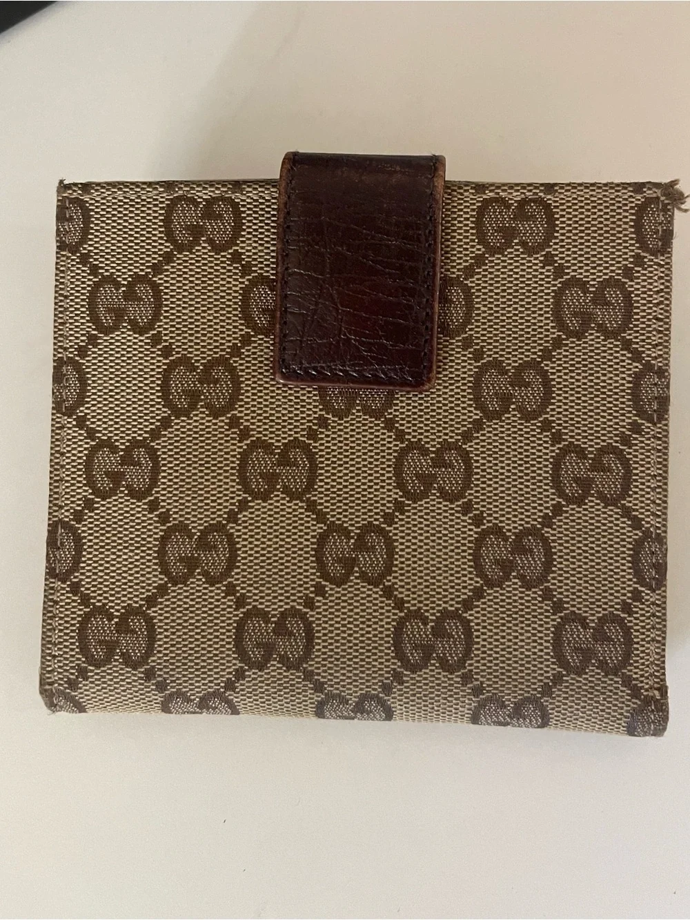 Gucci Brown GG Supreme Canvas Web Horsebit Sherry Line